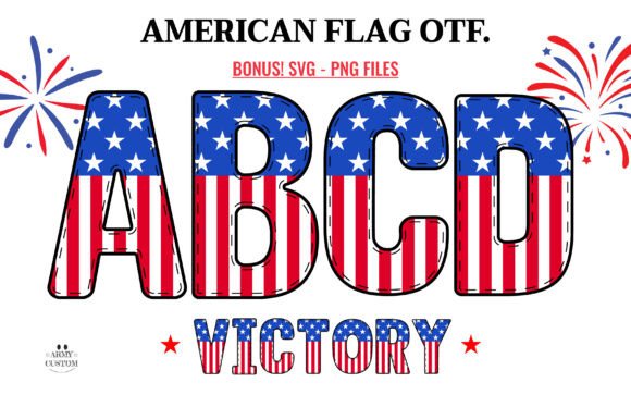 American Flag: A Typeface for Patriotic Projects