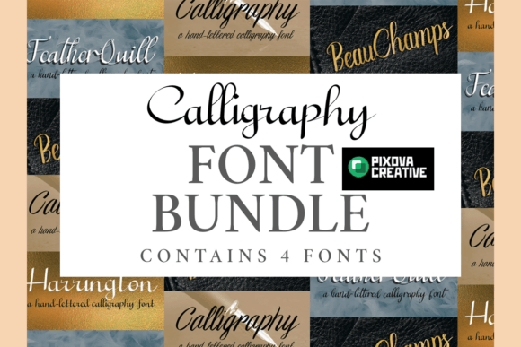 Calligraphy Bundle: Elegant Fonts for Creative Projects