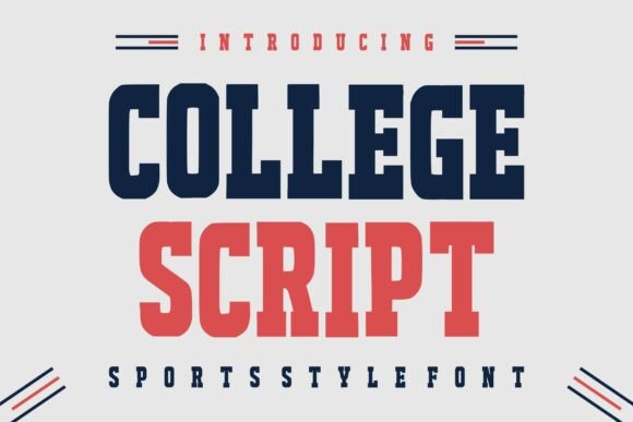 College Script: The Bold Typeface for Athletic Branding