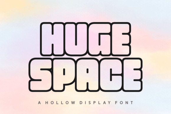Command Attention with Huge Space Display Font