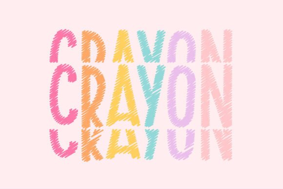 Crayonfriends Stacked: A Playful Font for Creative Joy