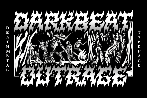 Darkbeat Outrage: Unleash Hell-Forged Typography