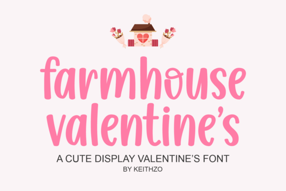 Farmhouse Valentine's: A Handwritten Font with Heart