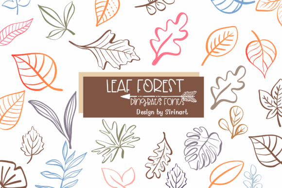Leaf Forest: Nature-Inspired Dingbats Font