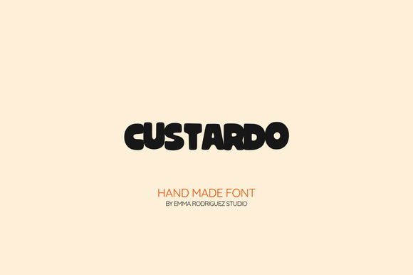 Meet Custardo: Bold, Playful Display Typography