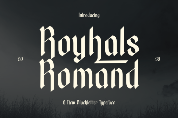 Royhals Romand: A Timeless Blackletter Typeface for Autumn