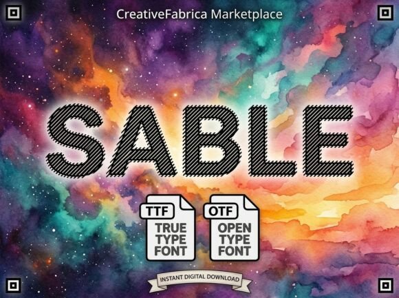 Sable: A Typeface of Textured Precision