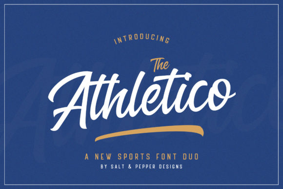 The Athletico: A Versatile Font Duo for Modern Design