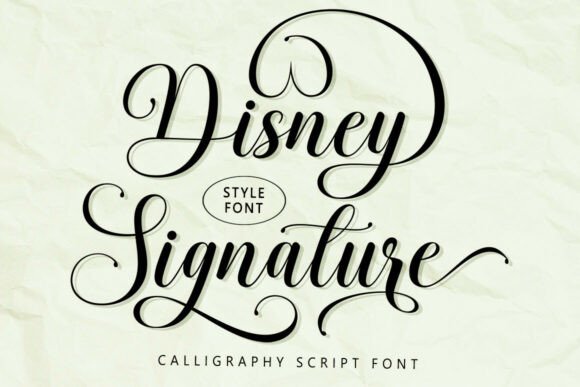 Unlock Magic with Disney Signature Typeface