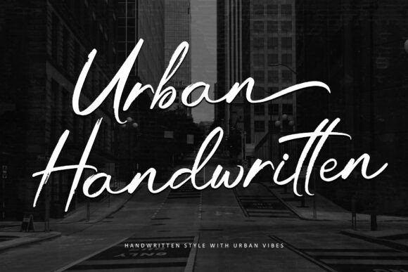 Urban Handwritten: The Bold Brush Script for Dynamic Design